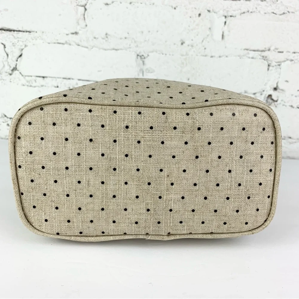 Kate Spade Polka Cot Beige Out To Lunch Lunchbox