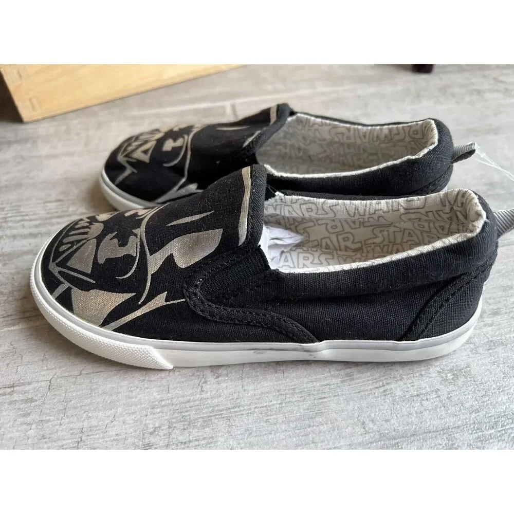 Baby Gap x Star Wars Darth Vader Slip On Shoes Boys Kids Toddler NEW 11 Casual