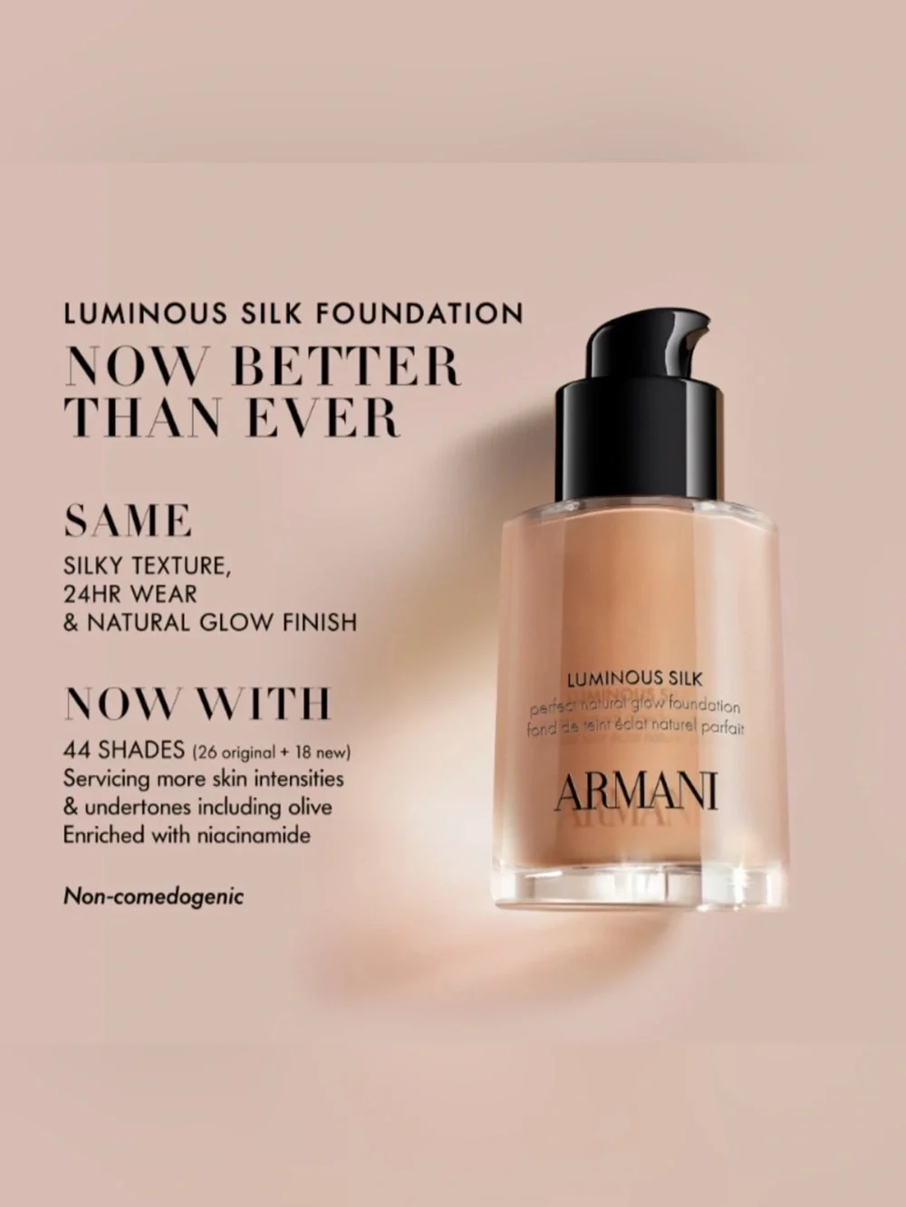 Giorgio Armani foundation coverage