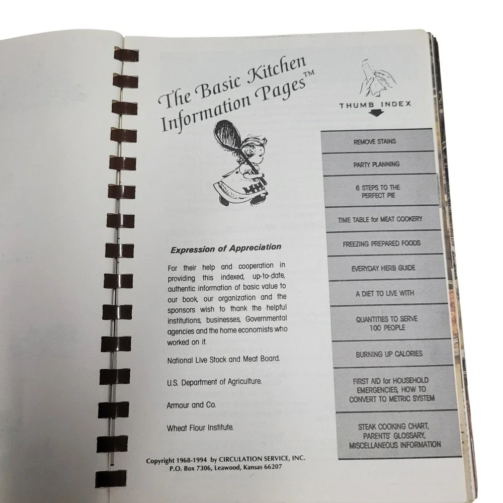 St Marys Parish of Peshtigo WI Favorite Recipes Cookbook 1994 Spiral Bound