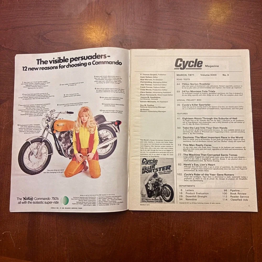 Cycle Magazine racing ziff volume
