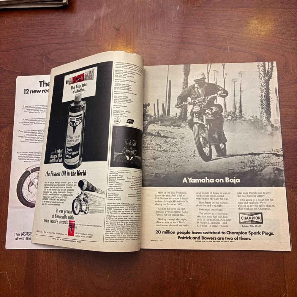 Cycle Magazine vintage publishing