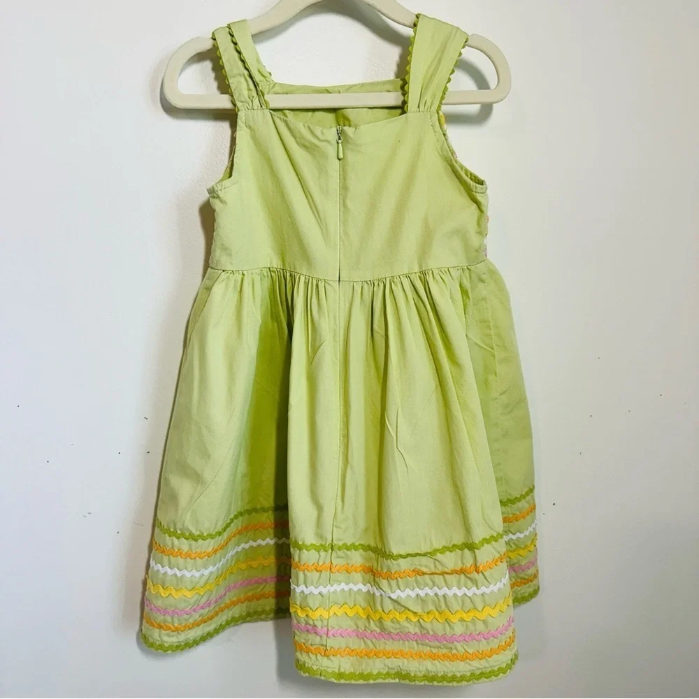 Gymboree Sunflower Fields Spring Cheer Sundress Ric-Rack Dress Sz 4