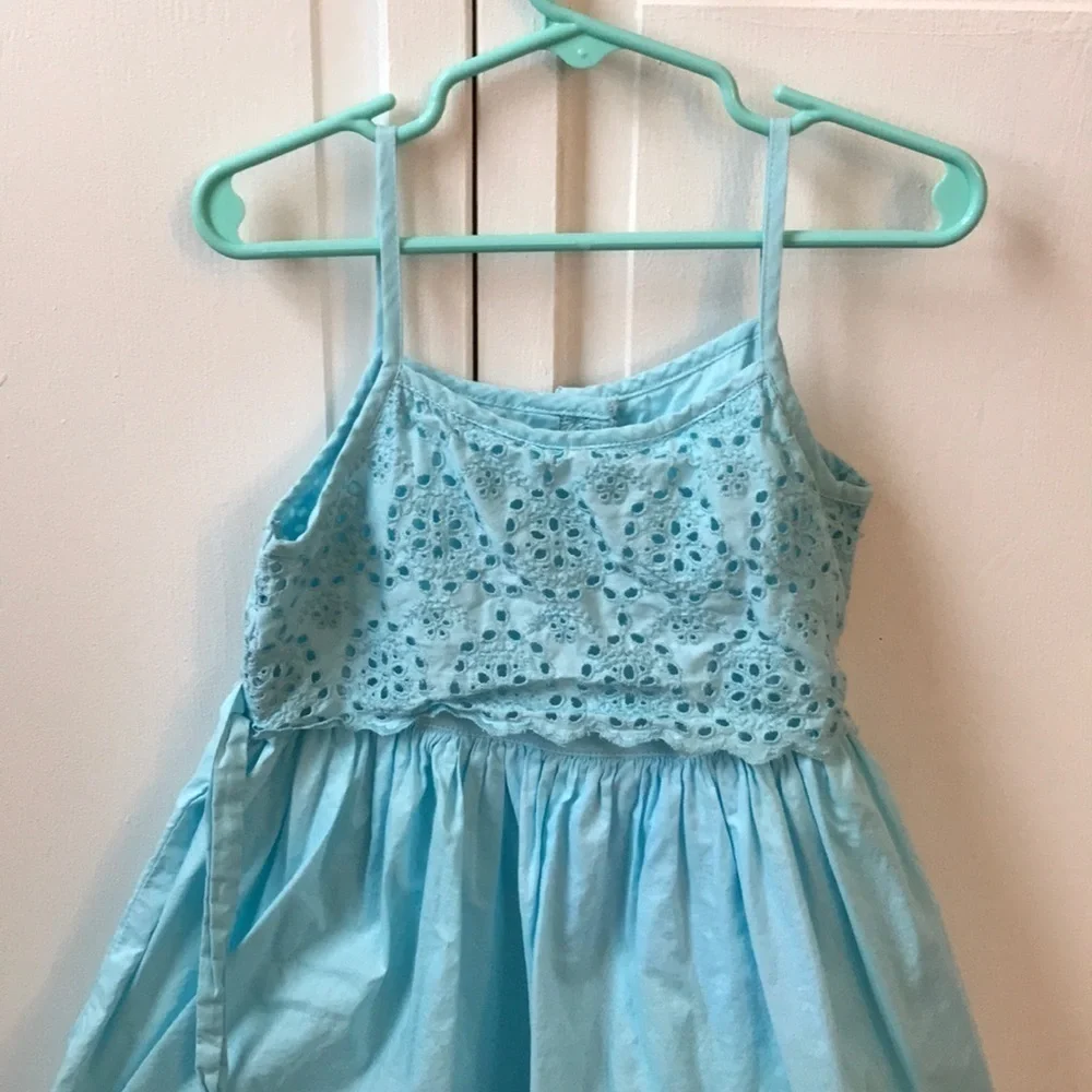 Minnie Minors Light Blue Spaghetti Strap Dress