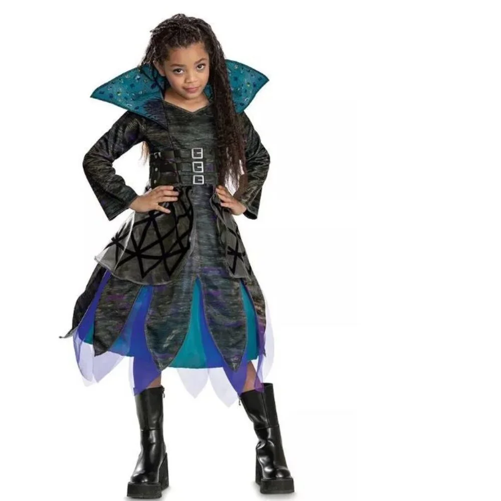 Descendants Uliana Halloween Costume 10/12 The Rise of Red Deluxe Dress Disney