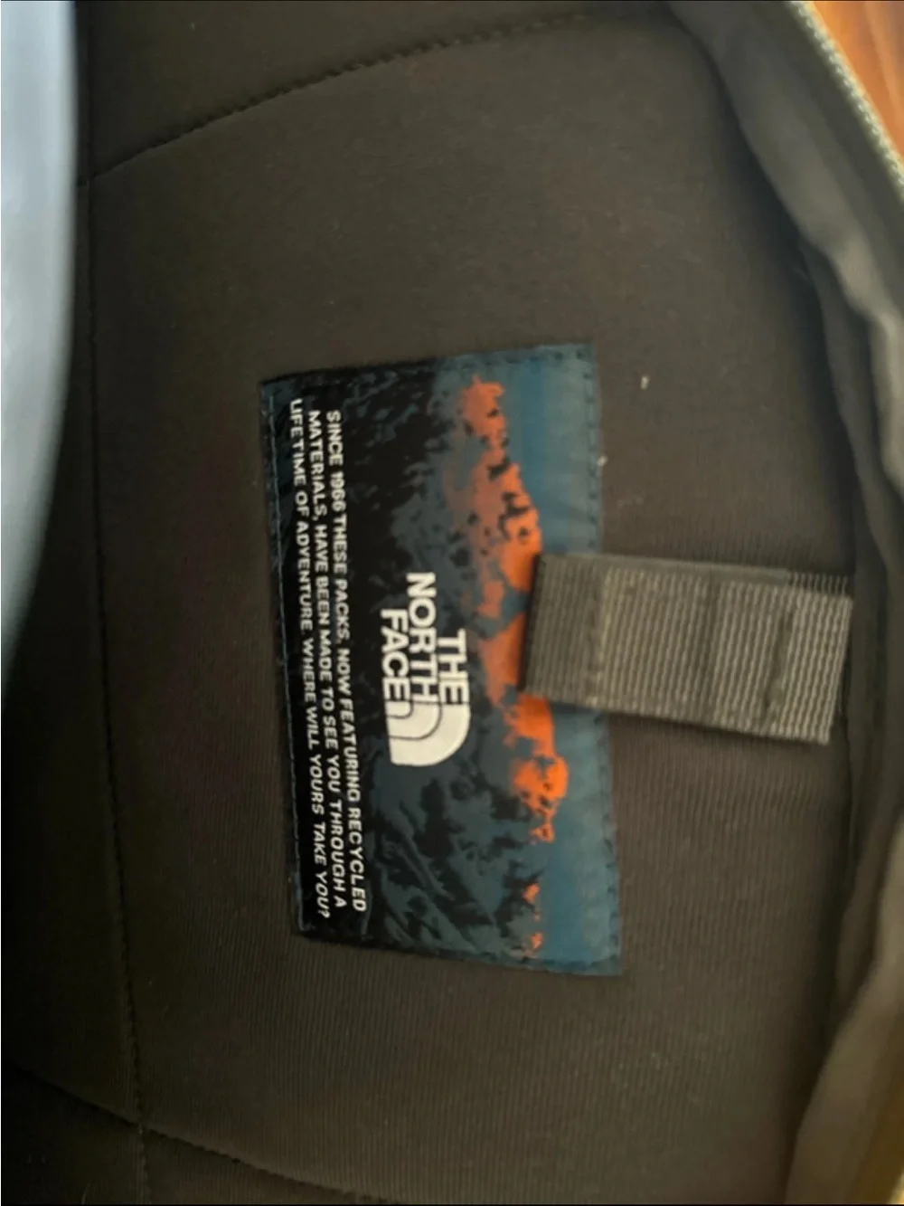 The North Face rugged daypack