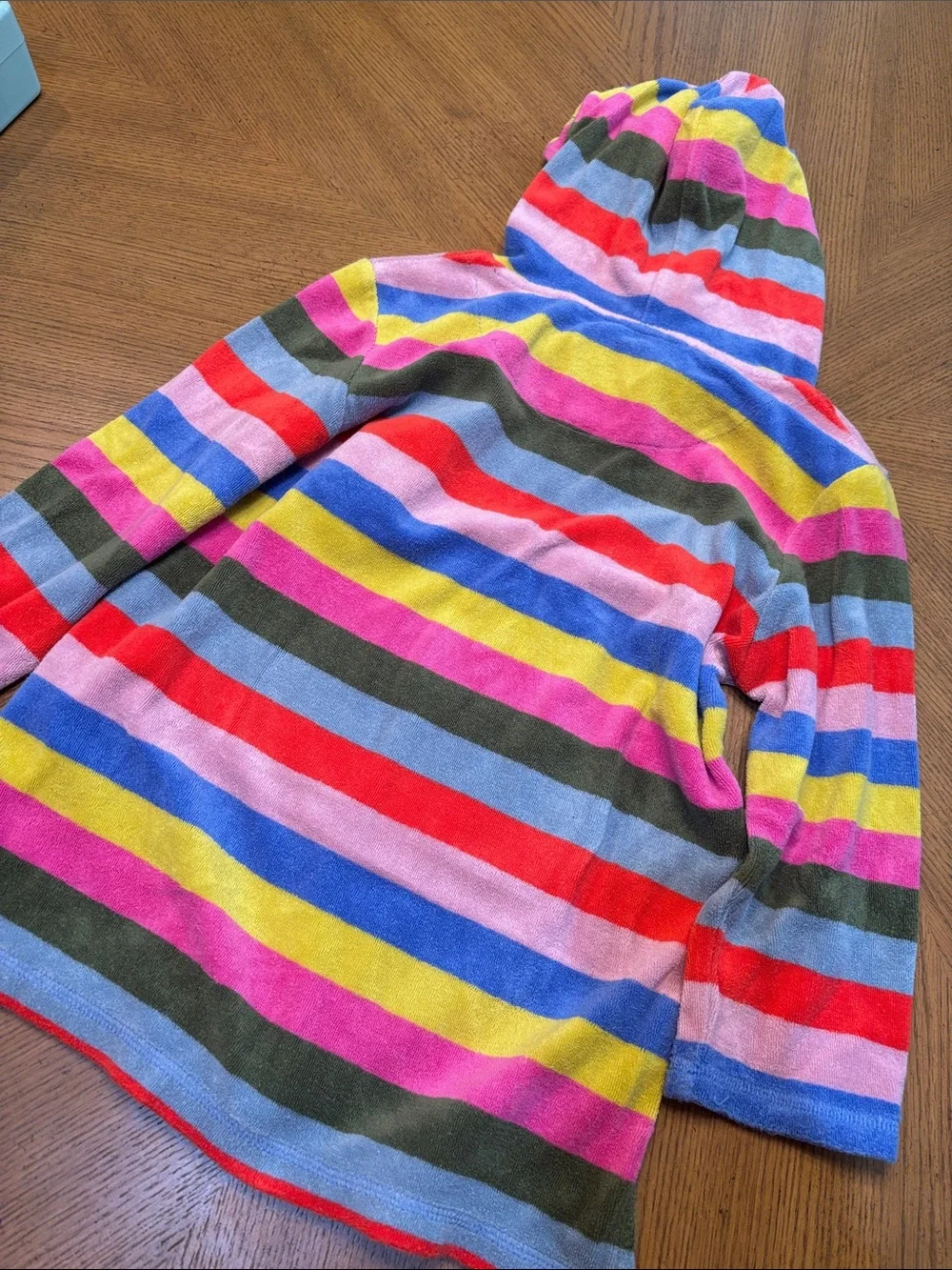 Mini Boden Hooded Kids Swim Coverup in Pink, Blue, Yellow, Red, Green