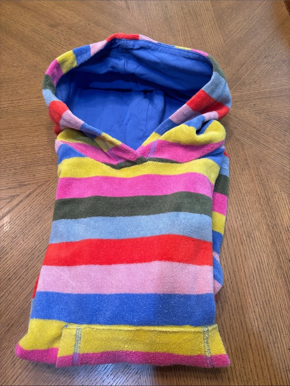 Mini Boden Hooded Kids Swim Coverup in Pink, Blue, Yellow, Red, Green