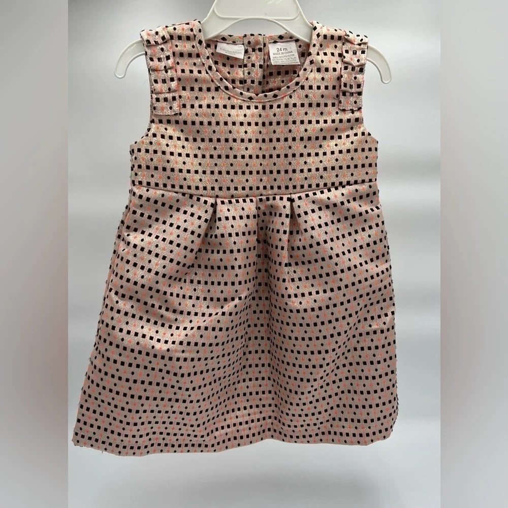 Kardashian Kids 24 Months Gold Sleeveless Dress