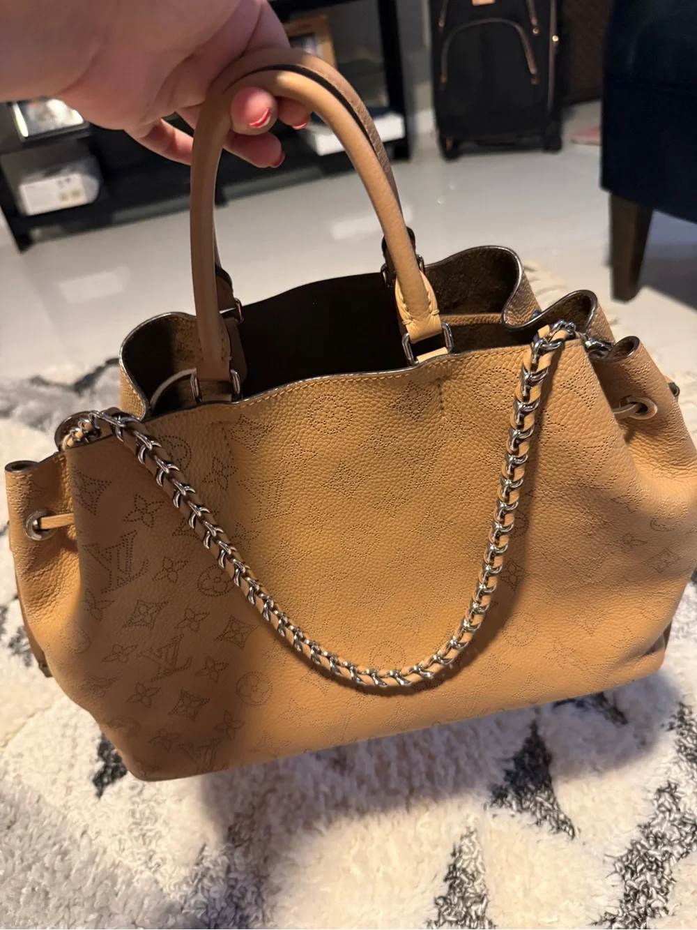 Louis Vuitton tan leather