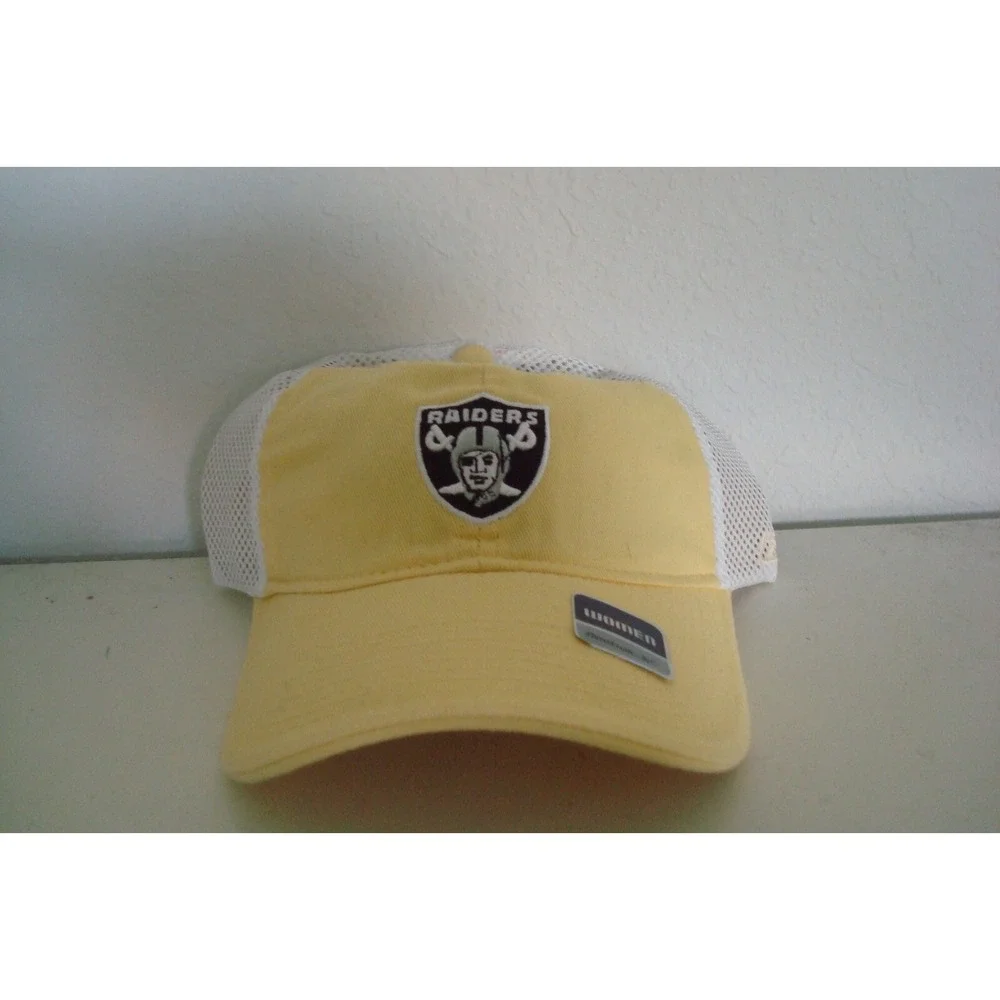 OAKLAND RAIDERS WOMENS REEBOK  STR‎ APBACK  DEADSTOCK HAT CAP VINTAGE C2