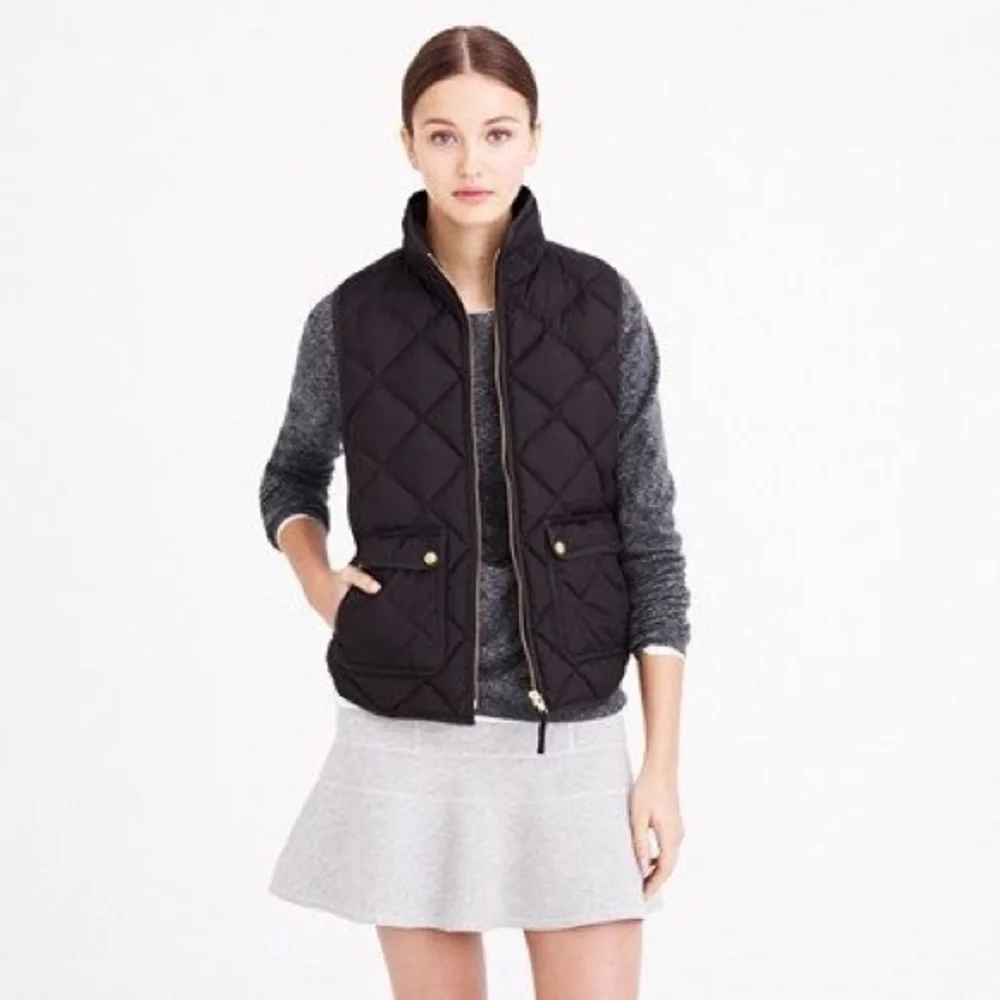 Jcrew black excursion vest S