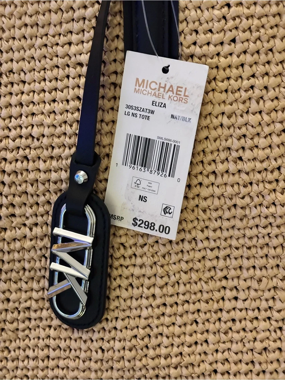 Michael Kors bottom straw