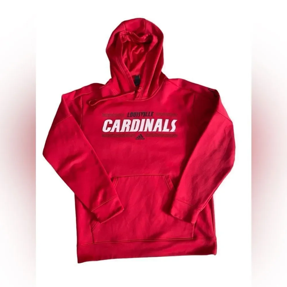 Louisville Cardinals Adidas Hoodie Sweatshirt