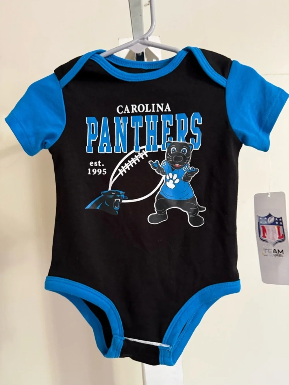NWT Carolina Panthers Romper