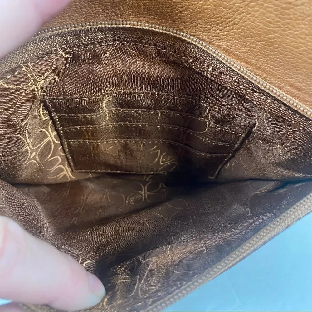 Fossil Brown Leather Crossbody Purse