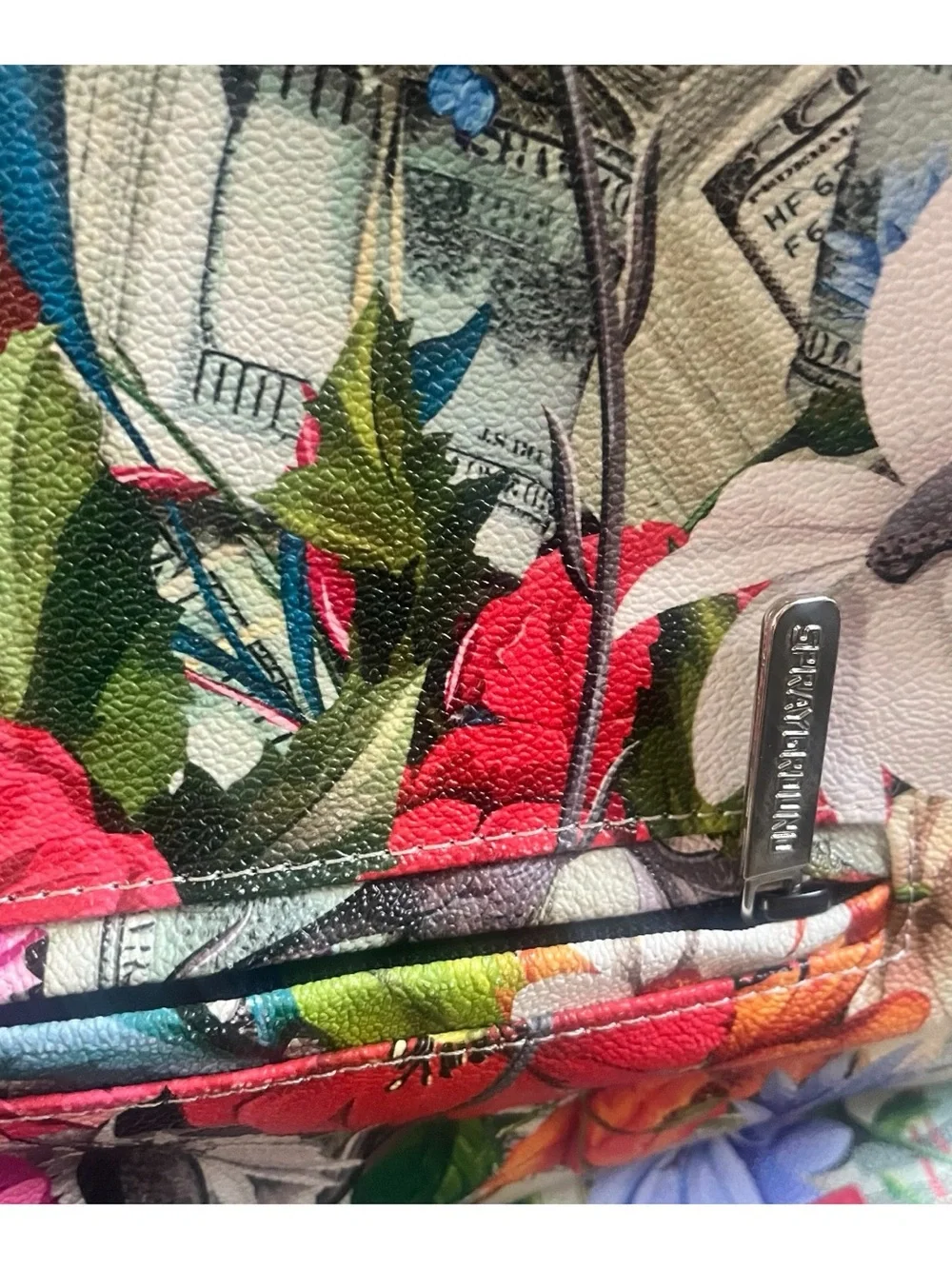 Sprayground Botanical Garden Of Money Multicolor Mini Backpack