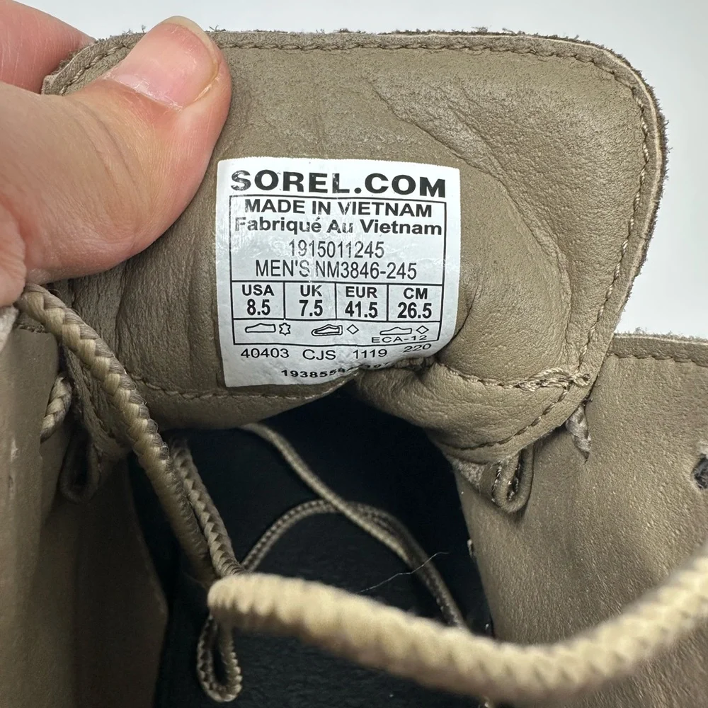Sorel Madson II Waterproof Chukka Boots Men's Size 8.5