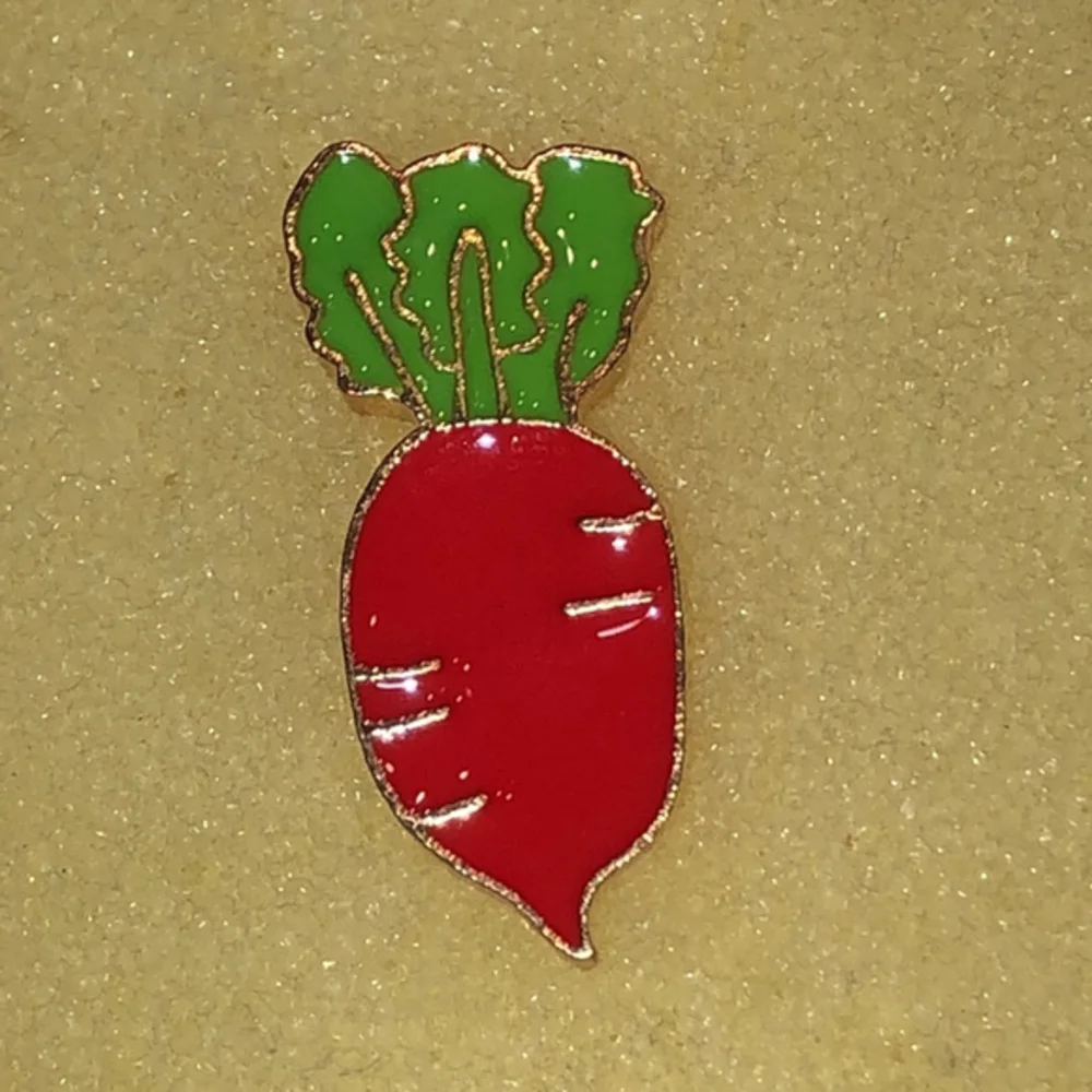 Carrot Y2K Retro Boho Scatter Pin