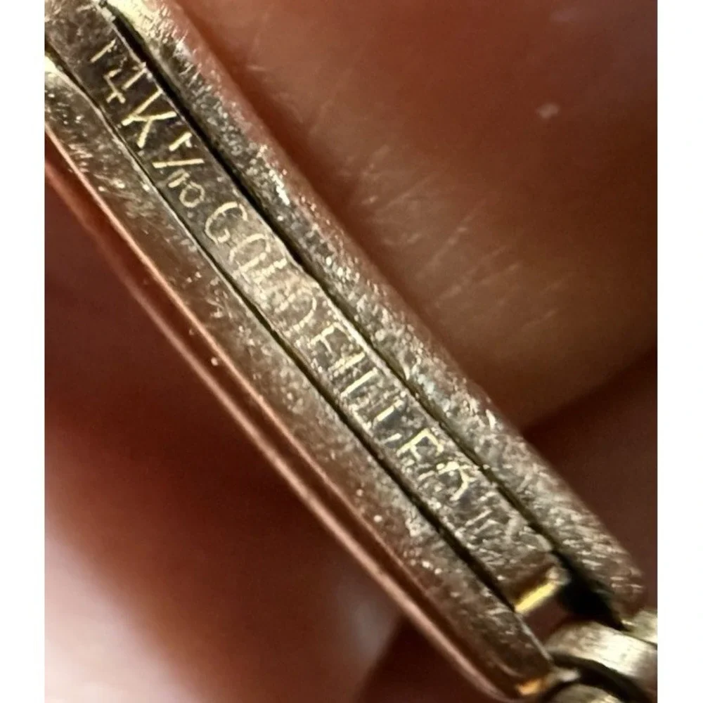 Antique Cameo 14K Gold Filled Expandable Bracelet BJM Co