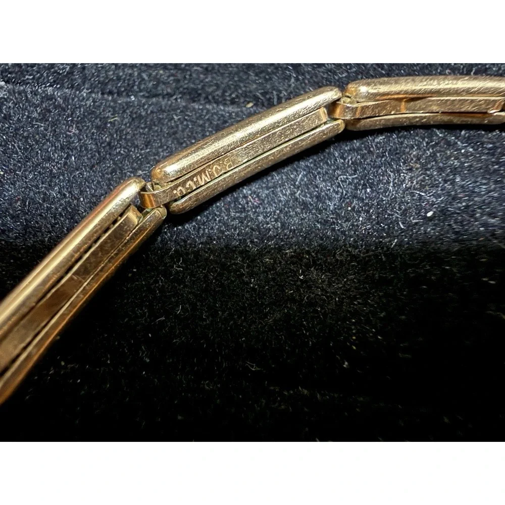 Antique Cameo 14K Gold Filled Expandable Bracelet BJM Co