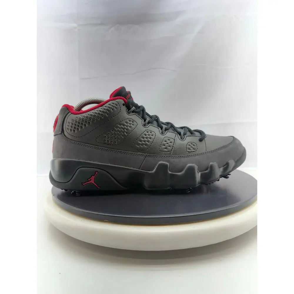Air Jordan 9 Retro Low Golf Shoes Mens Size 9 Charcoal Black True Red FJ5934-002