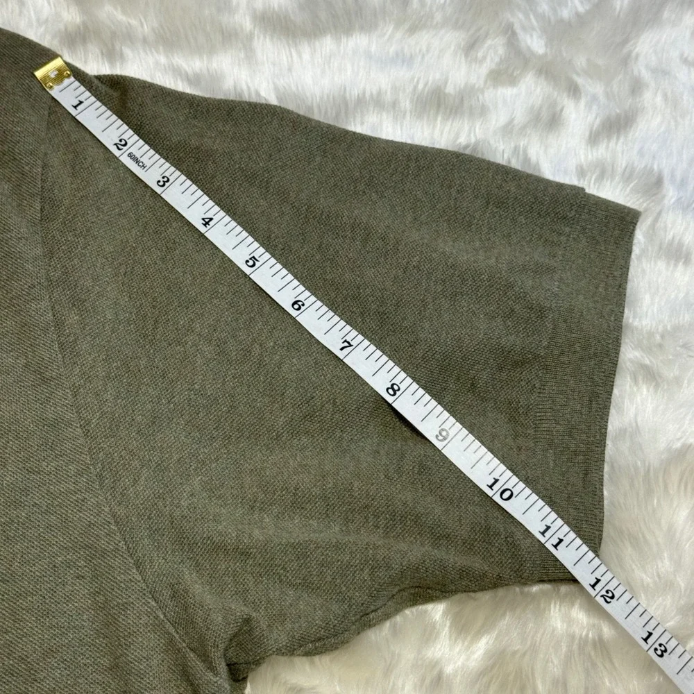 Polo Ralph Lauren Mens XXL Heathered Olive Green‎ Cotton Pique Short Sleeve Polo