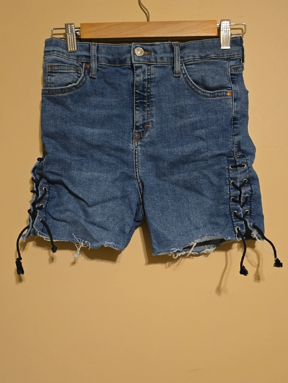 Topshop moto shorts