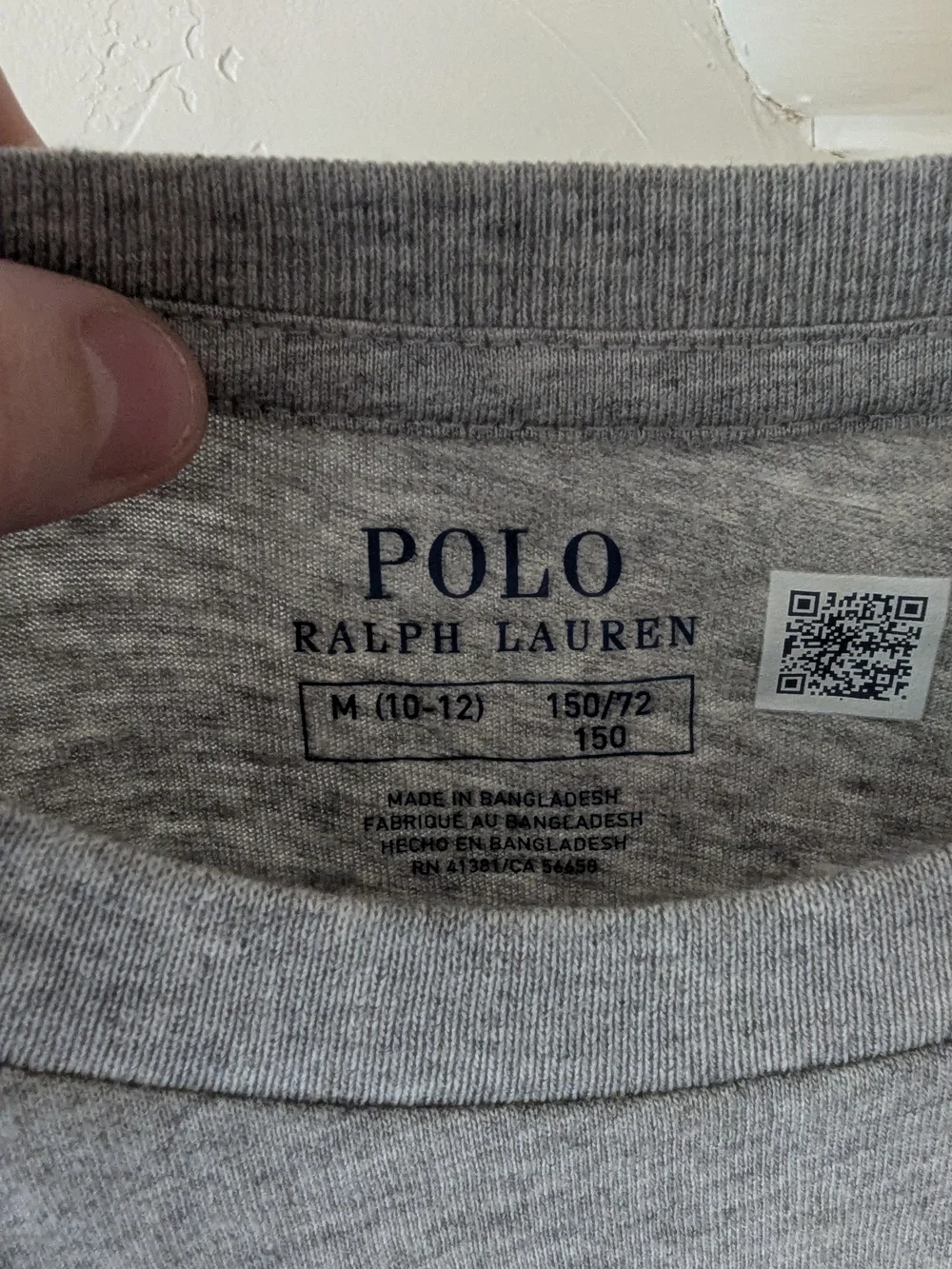Polo Ralph Lauren soft gray
