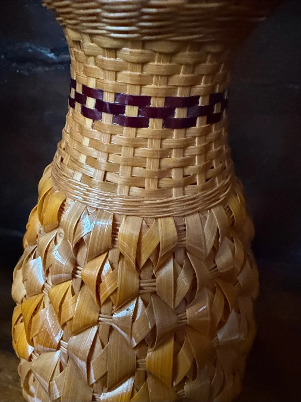 Vintage handwoven decorative