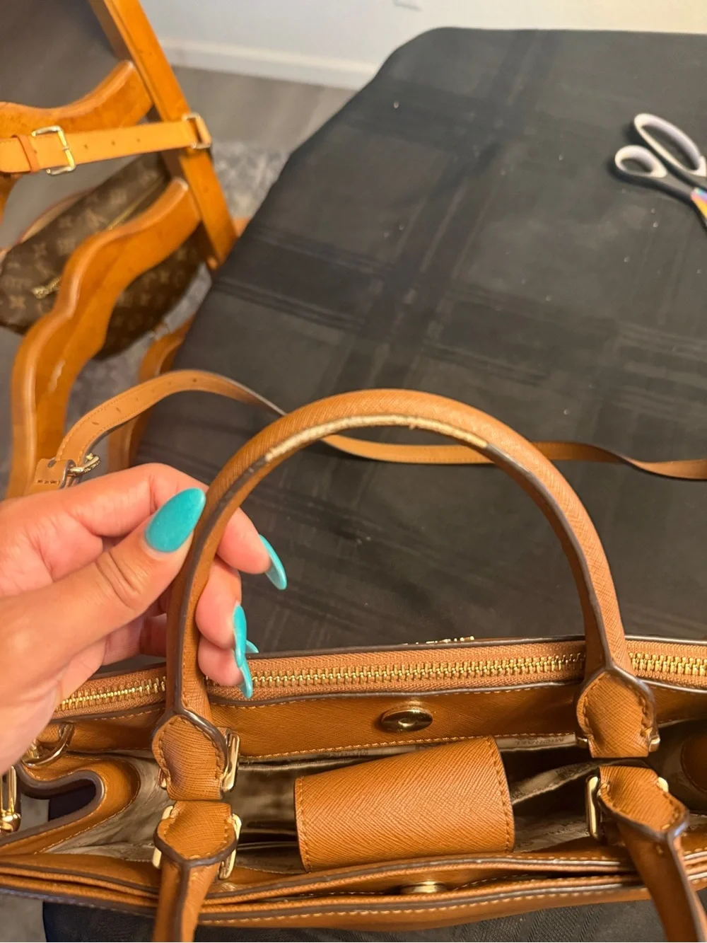 Michael Kors structured saffiano