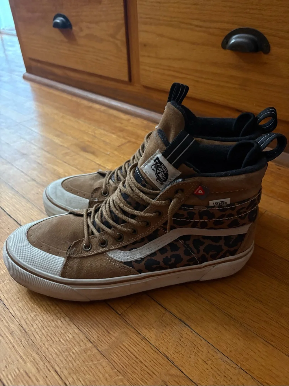 Vans brown suede