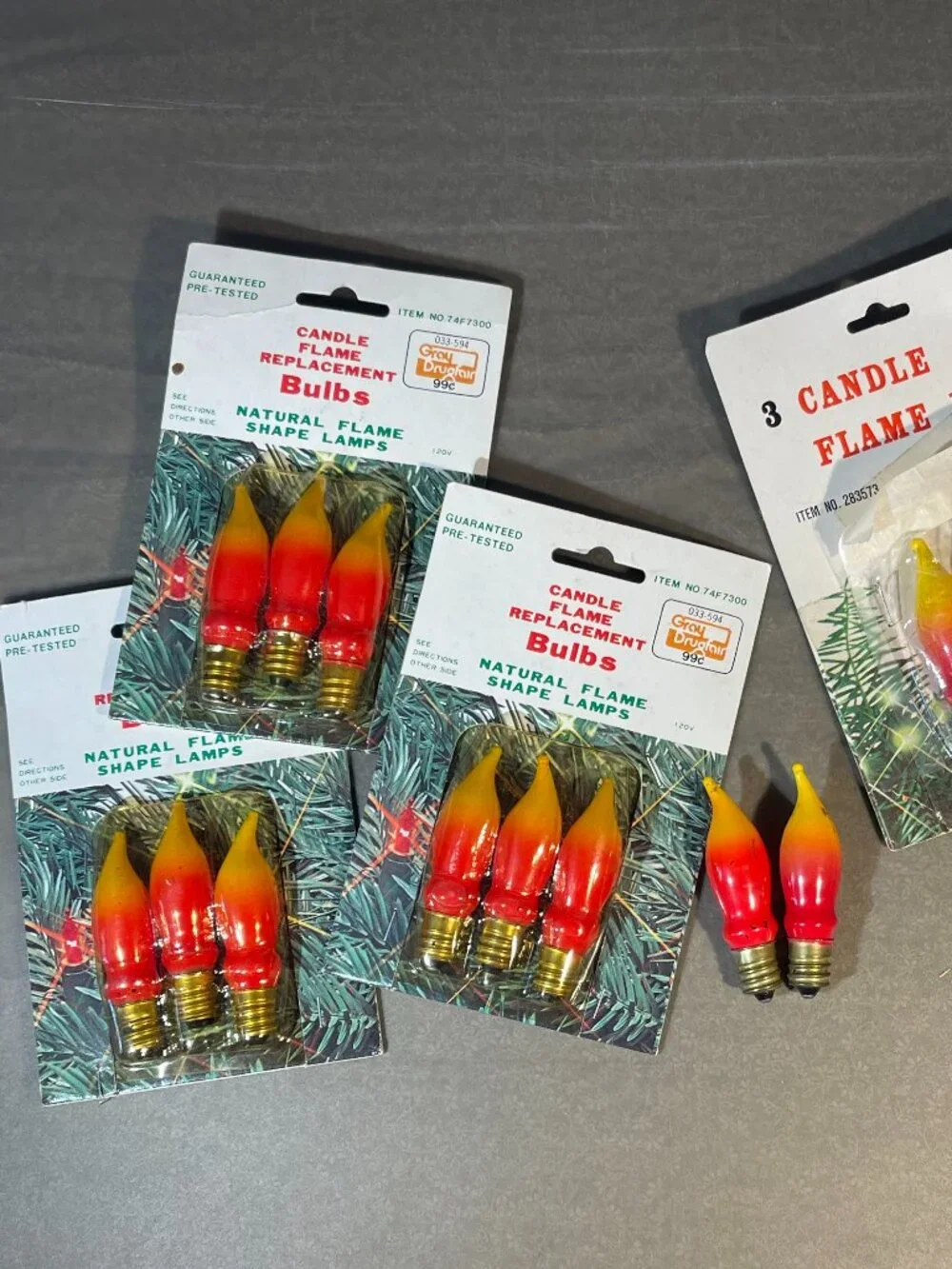 14 Vintage Candle Flame Replacement 2 3/4 
