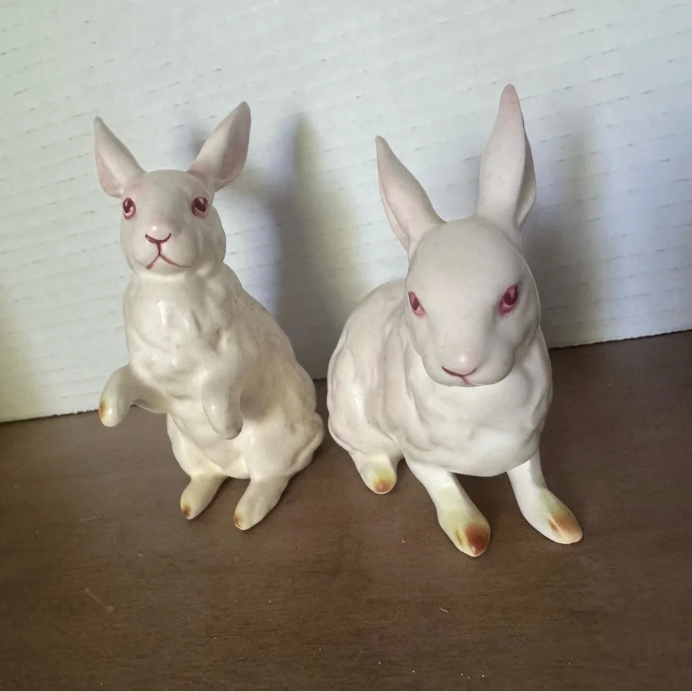 Lefton Vintage Rabbit Decor