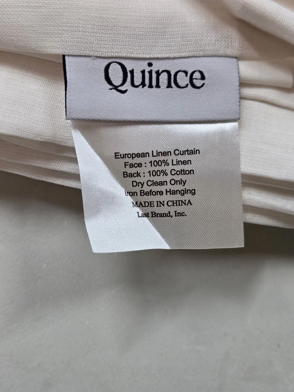 Quince includes 48x84