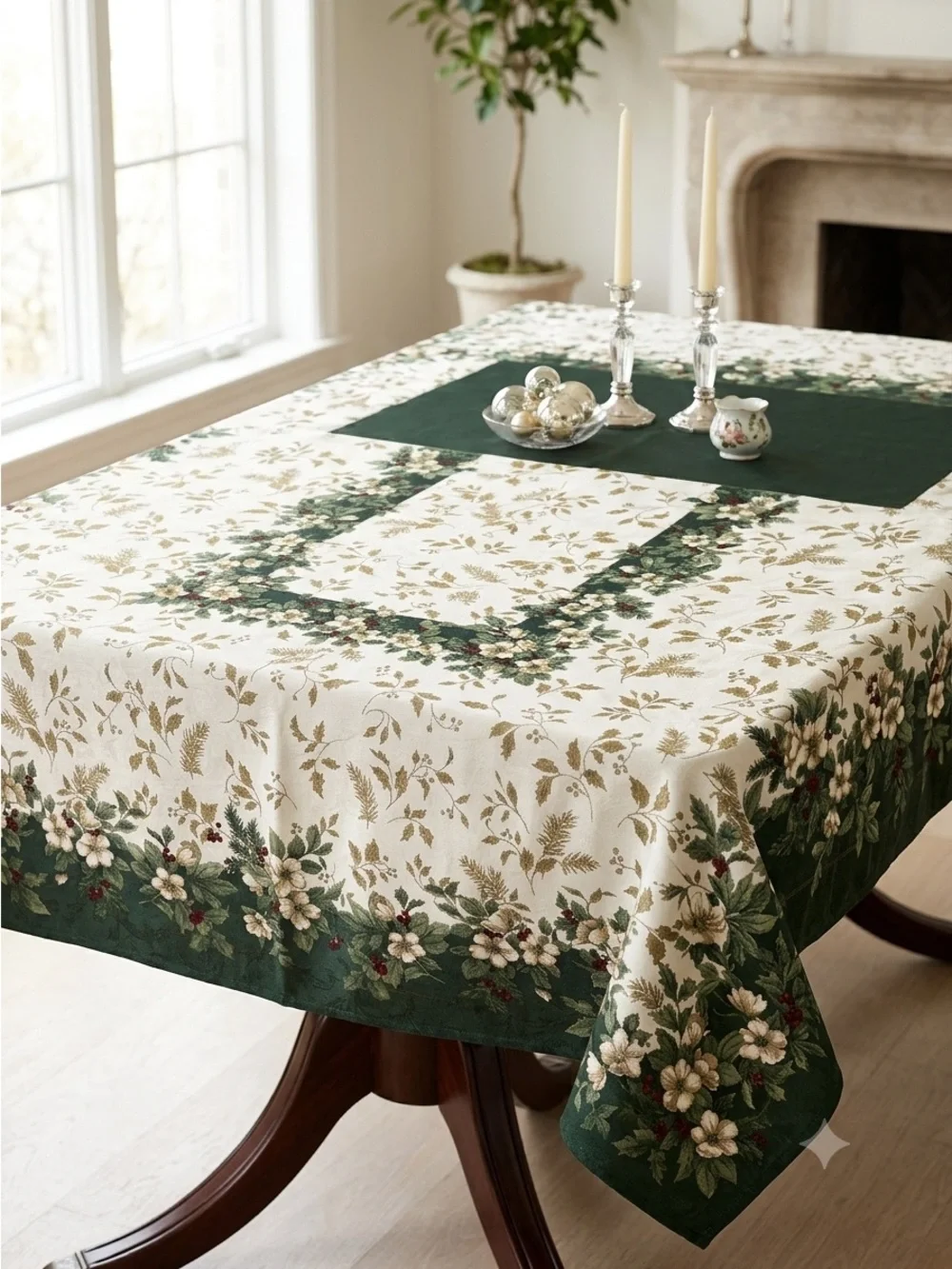 Vintage tablecloth lovely