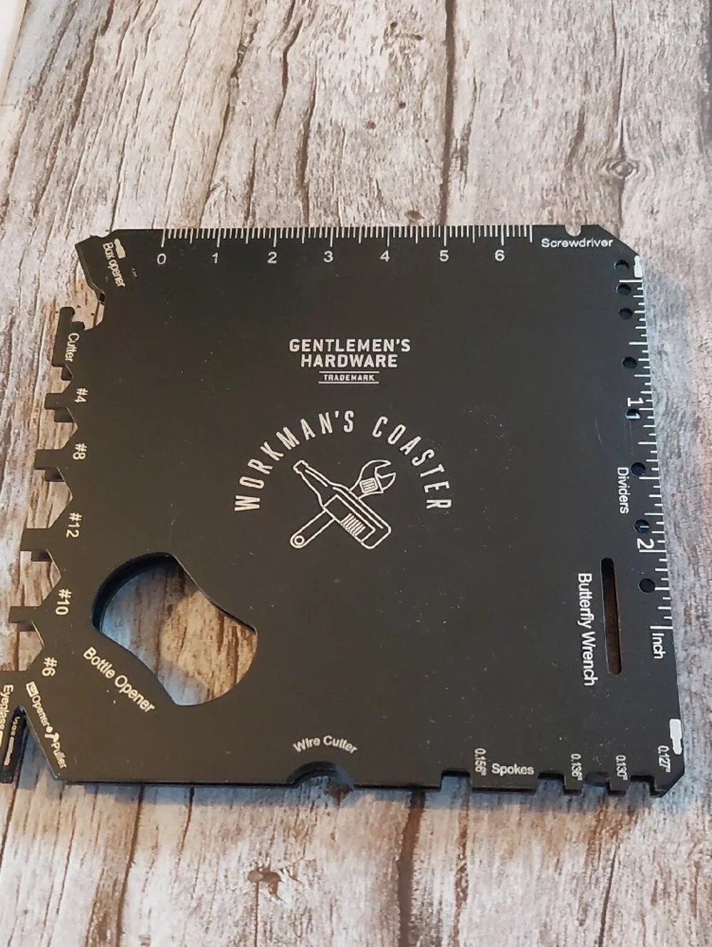 Gentlemens Hardware workman coaster
