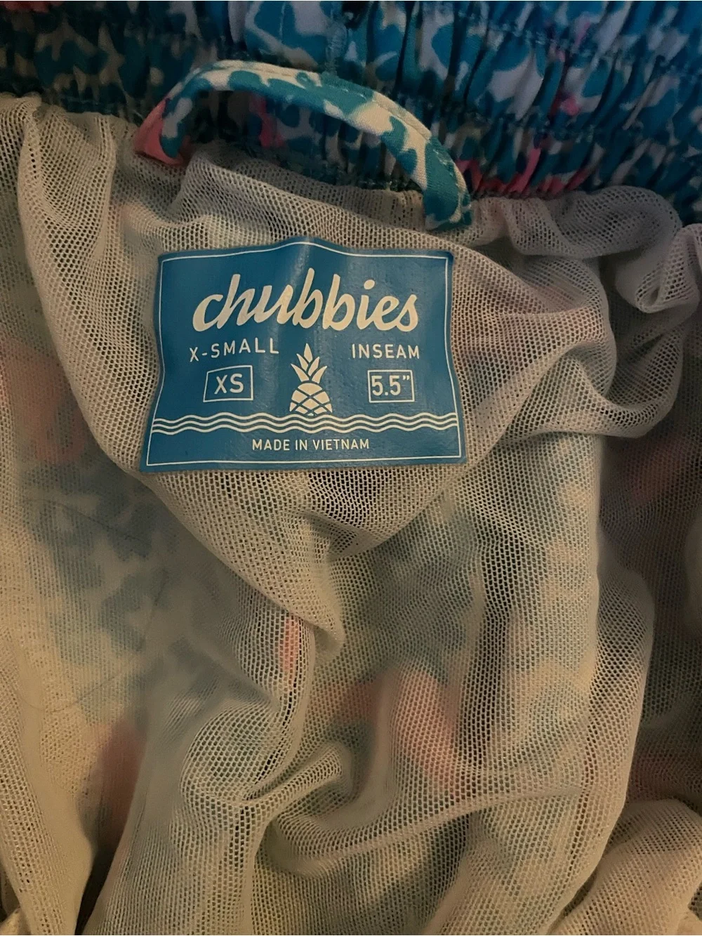 chubbies turquoise shorts