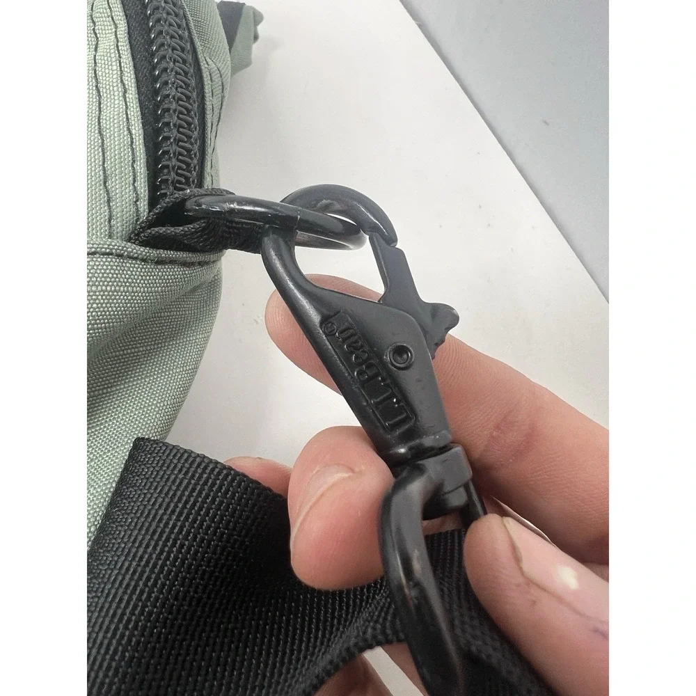 LL Bean Messenger Bag‎ Backpack Carry On Computer Green Convertible