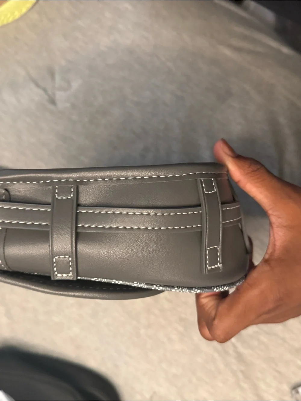 Goyard Gray Patterned Men’s Messenger Crossbody Bag