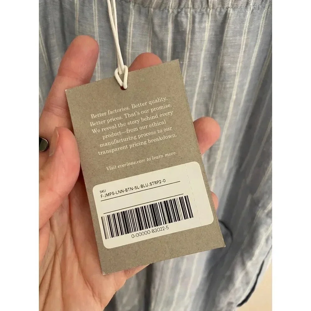 Everlane linen jumpsuit
