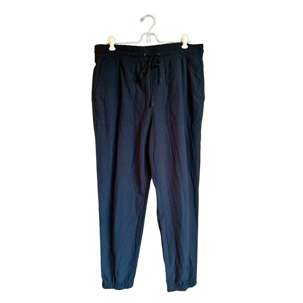 Banana‎ Republic Mens Jogger Elastic Waist Drawstring Navy Blue Size Medium