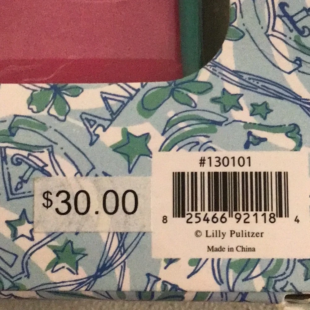 Lilly‎ Pulitzer Blue & Green IPhone 5 Sisterhood Lion Head Phone Case Cover NWT