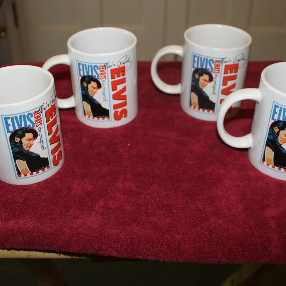 Signature Product Elvis Presley Set 4 Mugs 