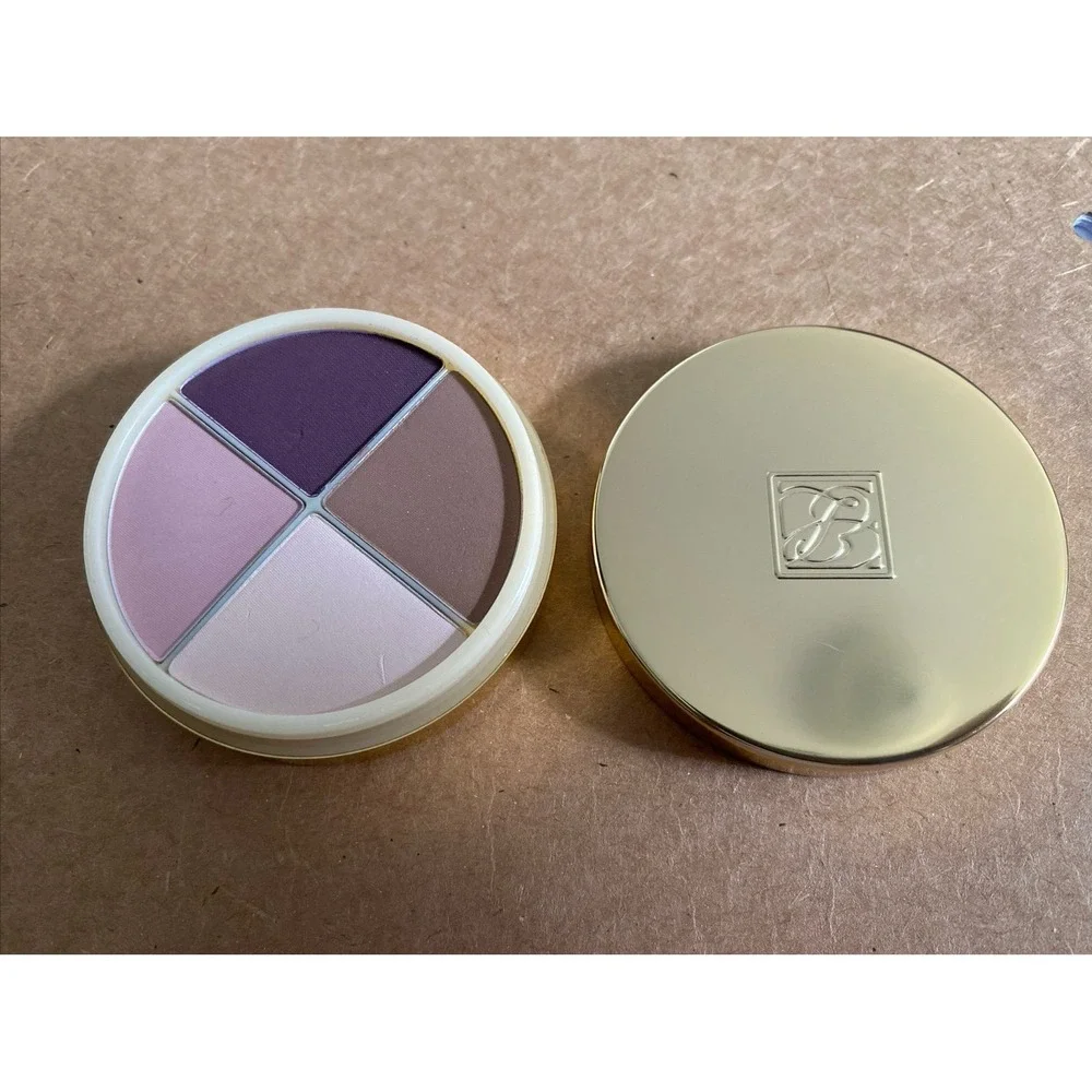 Estée Lauder 2 in One Eyeshadow Quad Wet / Dry Formula Sand Dollar, Brown Sugar