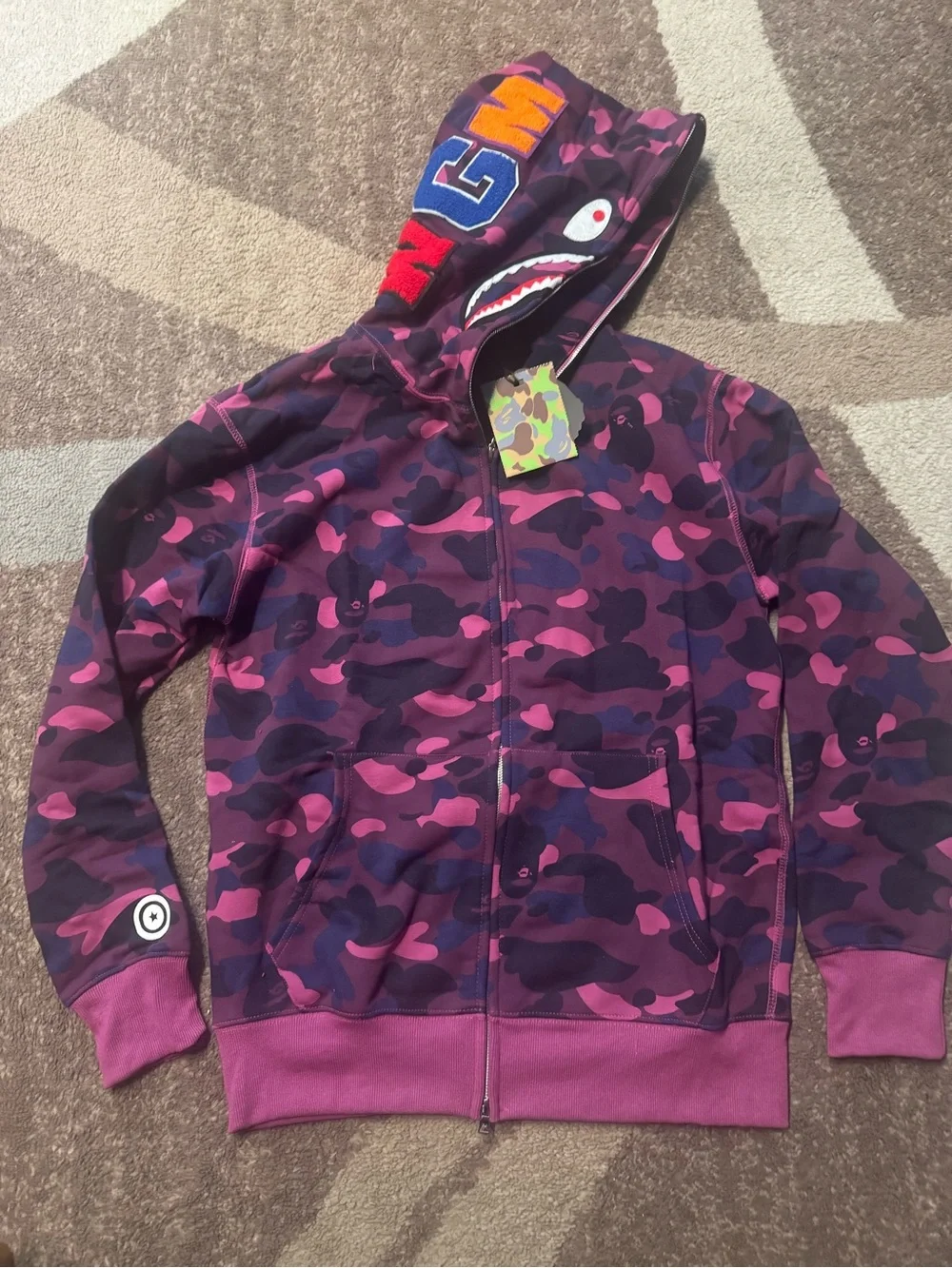 Bape full zip