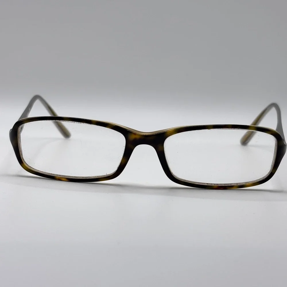 Dark Academia Rectangular Eyeglasses DKNY 4542 52-16-135 Tortoise Silver Acetate