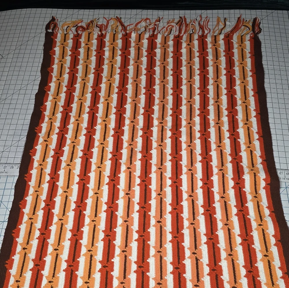 Handmade crotchet afghan