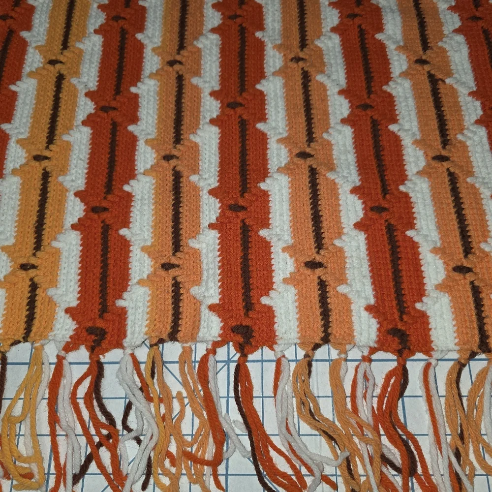 Handmade crotchet afghan