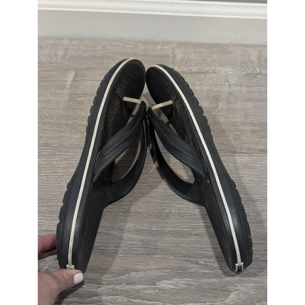 CROCS black leather